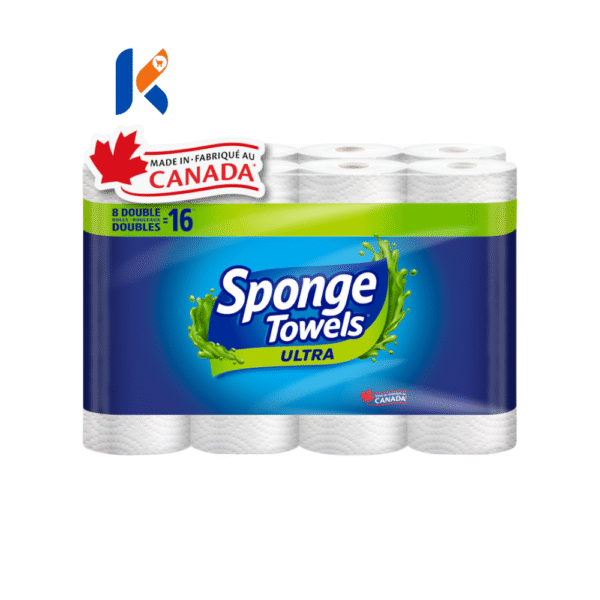 Bathroom Tissue, Papier Essuie-tout - Kitambaa cha Bafuni _ SPONGETOWELS Double Rolls 2 Ply 8ea